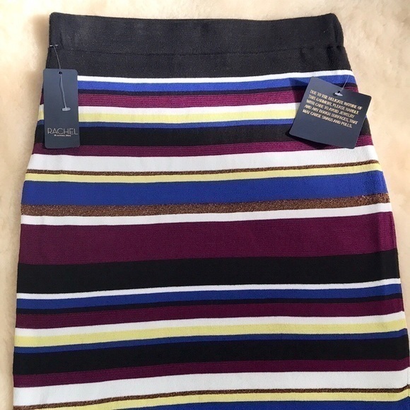 RACHEL Rachel Roy Royal Striped Sweater Skirt. S - Picture 4 of 8